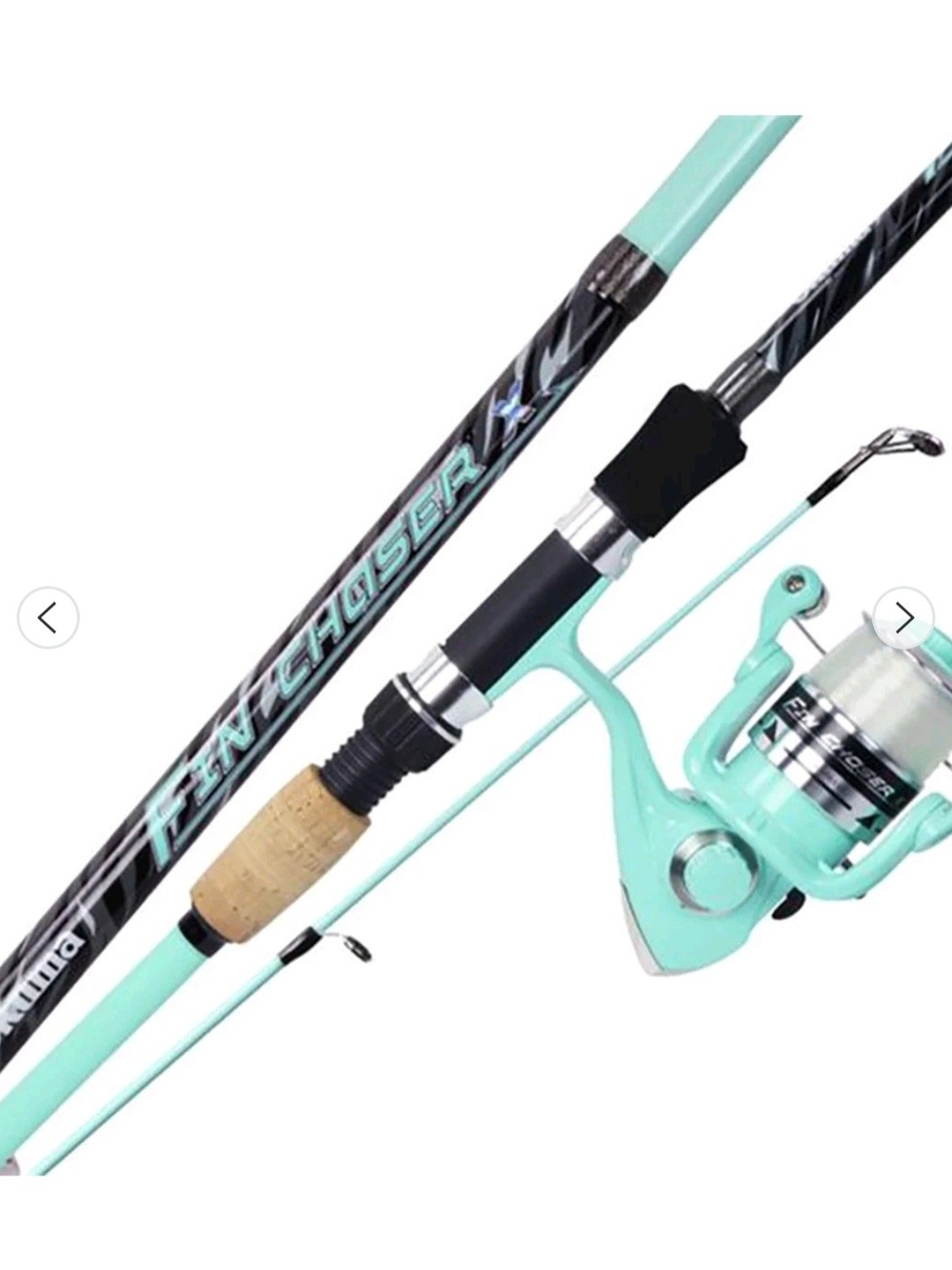Chaser Teal Fishing Rod & Reel Combo